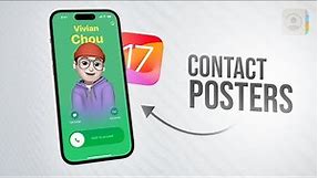 How to Use Contact Posters on iOS 17 (tutorial)
