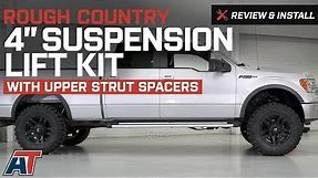 2015-2017 F150 Rough Country 4" Suspension Lift Kit Review & Install