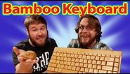 Amazing Natural Wooden Keyboard - Smart Tech Bamboo Keybaord