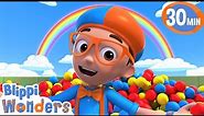 Blippi Makes the Greatest Playground Ever! | Blippi Wonders Educational Videos for Kids