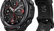 Amazfit T-Rex Pro Smart Watch, Rugged Military Certified, GPS, 18-Day Battery, Heart Rate Monitoring & VO2 Max, Sleep & Health Monitoring, 10 ATM Water-Resistant, with AI Fitness App (Black)