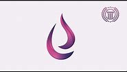 water drop / oil / gas logo design tutorial for beginners - how to make a logo in adobe illustrator