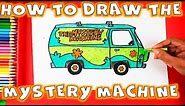 how to draw the mystery machine from scooby doo