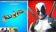 COMPETITOR'S SKYBLADES GLIDER COMBOS (Fortnite Battle Royale)