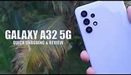 Samsung Galaxy A32 5G Quick Review l Awesome Violet l Adarsh's World