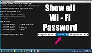 how to find all wifi passwords windows 10 | cmd tutorial | how to hack any wifi password