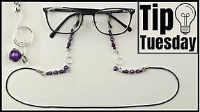 Beaded Eyeglass Holders DIY Tip Tuesday Tutorial