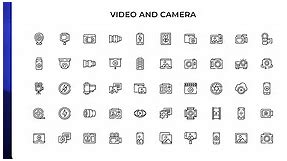 Video And Camera Icons
