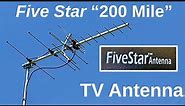 Five Star "200 Mile" Outdoor TV Antenna Review - OTA Television