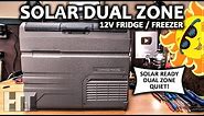 $365 Change Moore 48qt DUAL ZONE Solar Powered 12v Refrigerator Freezer Review