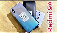 Unboxing Xiaomi Redmi 9A Glacial Blue & Granite Gray 2022