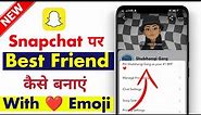 Snapchat par best friend kaise banaye ❤️ | How to get hearts on snapchat bitmoji | Snapchat Bff