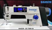 DAISEN - DS 7300 D3 (W3) UBT AUTOMATIC SEWING MACHINE WITH THREAD TRIMMER AND AUTOMATIC FUNCTIONS