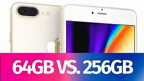 What is the difference between: iPhone 8 64gb vs 256gb - iPhone 8 Plus 64gb vs. 256gb