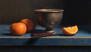 Traditional dutch still life painting