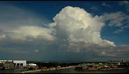 Sky Timelapse of Cumulonimbus Clouds with Lightning