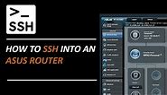 How to SSH Into an ASUS Router
