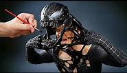 Spider-Man / Venom Sculpture Timelapse - Spider-Man 3