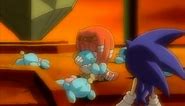 Sonic X Comparison: Sonic Looks Inside The Ruins / Tikal & The Dead Chao (Japanese VS English)