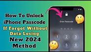 All Model iPhone Unlock Without PC !! iPhone Passcode Unlock 2024