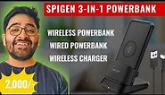 Spigen ArcPack 3-in-1 Portable Wireless Charging Power Bank - The Only PowerBank You Need