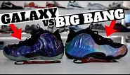 Nike Air Foamposite One GALAXY vs BIG BANG Comparison Review w/ On Feet