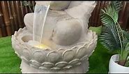 Large Meditating Buddha Water Feature Fountain