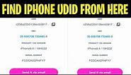 How to find the UDID for an iOS device