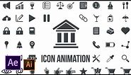Icon Design and Animation | Illustrator to After Effects Tutorial