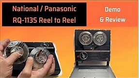 Vintage Panasonic RQ 113S Player Demo & Review