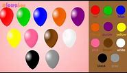 Learn Colors with Balloons for Kids & Children | Kids Learning Videos | Color Names for Kids Babies