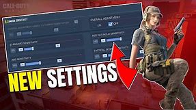 BEST SETTINGS for COD Mobile In 2024!