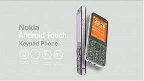 Nokia Android Touch Keypad Phone 4G JioSim,Wifi,Hotspot,WhatsApp,YouTube,2900mah battery Support
