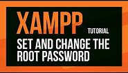 Change XAMPP Root Users Password and Update PHPMyAdmin