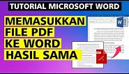 2 Cara Memasukkan File Pdf Ke Microsoft Word Dengan Mudah