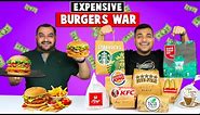 Trying Expensive Burgers From Big Brands | Burger Challenge | Viwa Food World
