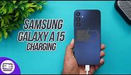 Samsung Galaxy A15 5G Charging Test 🔋 25W Fast Charger ⚡️⚡️⚡️