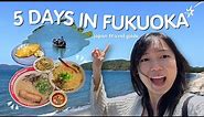 5 DAYS IN FUKUOKA, JAPAN | Yatai hopping, Yanagawa and Itoshima