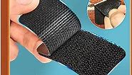 30 Sets Industrial Heavy Duty Hook and Loop Strips with Adhesive, Strong Back Adhesive Double Sided Hook Loop Tape, Black Sticky Fasten for Rough Surfaces,Indoor or Outdoor Use,1.3x3.2 Inch