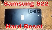 samsung s22 hard reset How to Hard Reset SAMSUNG Galaxy S22 - Bypass Screen Lock Wipe Data Recovery