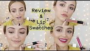 NEW e.l.f Liquid Lipsticks & Plumping Glosses | LIP SWATCHES / REVIEW