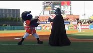 Buddy Bat battles Darth Vader