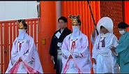 Kyoto 4K - Traditional Japanese Wedding Ceremony at Yasaka Shrine 八坂神社,