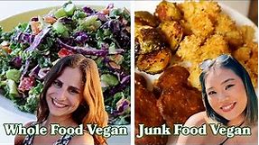 What A Whole Foods, Junk Food, & Keto Vegan Eat In A Day