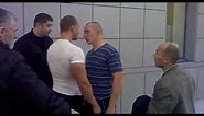 Russian fight over a broken bottle of vodka