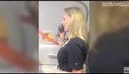 Watch: This flight attendant has 'em rolling in the aisles!