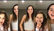 Annie LeBlanc | Instagram Live Stream | 5 April 2018 w/ Hayley LeBlanc [ Singing ]