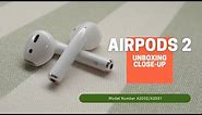 Apple AirPods 2nd Gen Unboxing and Close-Up, Model Number A2032/A2031