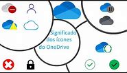 O que significam os ícones do OneDrive?