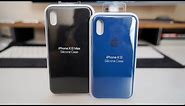 Official iPhone XS and iPhone XS Max Silicone Cases